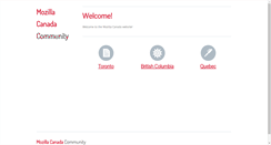 Desktop Screenshot of mozillacanada.org